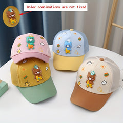 Cartoon Adjustable Sun Protection Baseball Cap for Kids