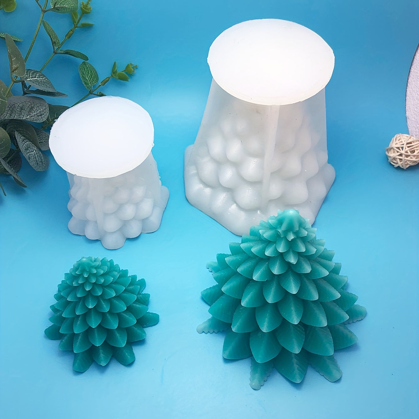 Christmas Tree Aromatherapy Candle Mold DIY Resin Decoration Mold Silicone