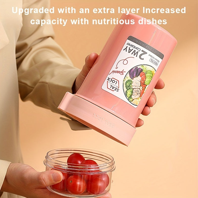 Fresh Salad Cup Keep Fit Meal Shaker BPA Microwave Safe Perfect Outdoor Camping