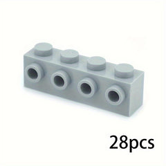 28pcs MOC 1x4 Thick Brick Building Blocks ABS Resin 30414 Compatible