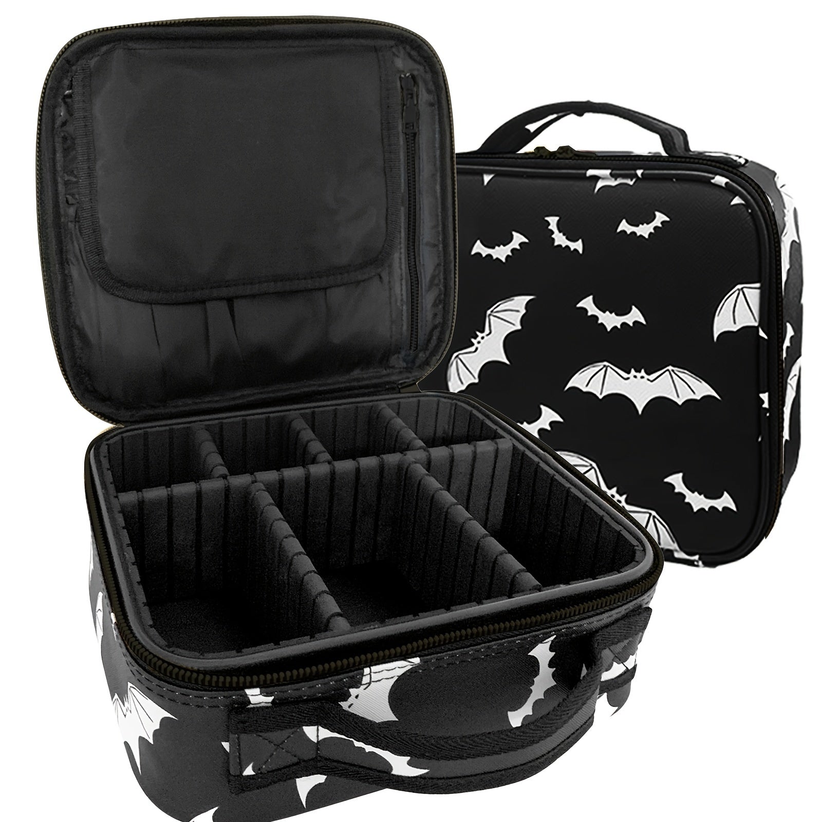 Bat Makeup Bag Travel Makeup Bag Bat Cosmetic Bag Portable Gothic Makeup Bag