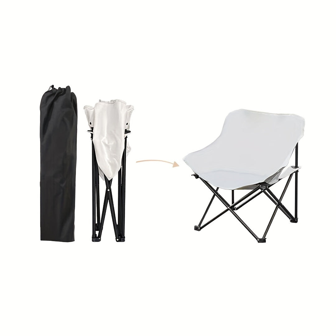 Folding Portable Chair Outdoor Leisure Chair For Camping with Storage Bag