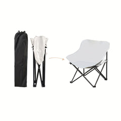 Folding Portable Chair Outdoor Leisure Chair For Camping with Storage Bag