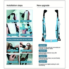 Yoga Strap for Backbend and Leg Stretches - Flexibility Training