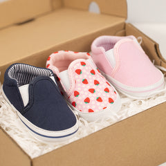 Baby Girls Slip On Sneakers Lightweight Non Slip Shoes
