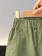 Boys Cargo Shorts with Pockets for Summer