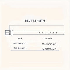 Classic Needle Buckle Ants Belt for Men and Women