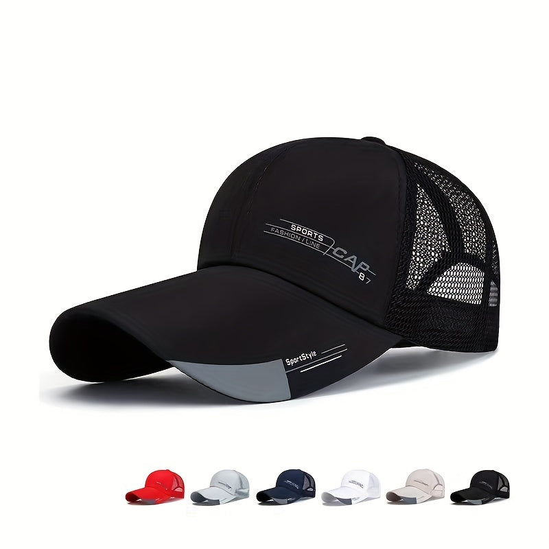 Summer Mesh Breathable Sunshade Baseball Cap Sun Hat
