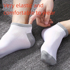 5 Pairs Men's Block Ankle Socks for Spring & Summer