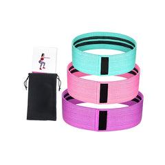 3pcs Elastic Resistance Band Yoga Tension Rope Set