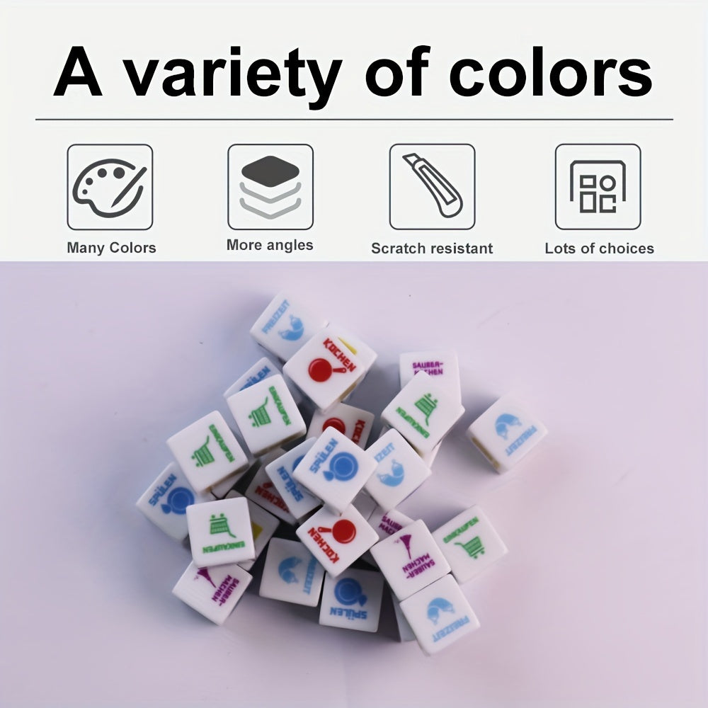 5pcs Fun Dice Game Set For Parties - Ideal for Multiplayer Game