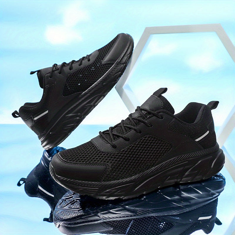 Men's Breathable Lace Up Mesh Sneakers Casual Running Shoes