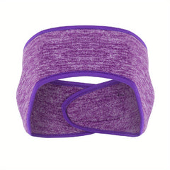 Winter Fleece Headband Sport Earmuffs Stretchy Ear Covers Ski Sweatband