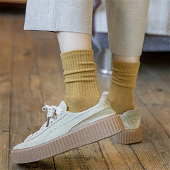 10 Pairs Comfy Breathable Mid Tube Women's Socks
