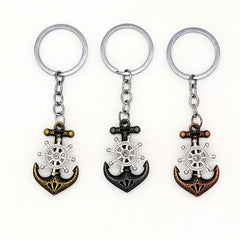 Boat Anchor Keychain Pendant Retro Bag Backpack Decoration Ornament Gift