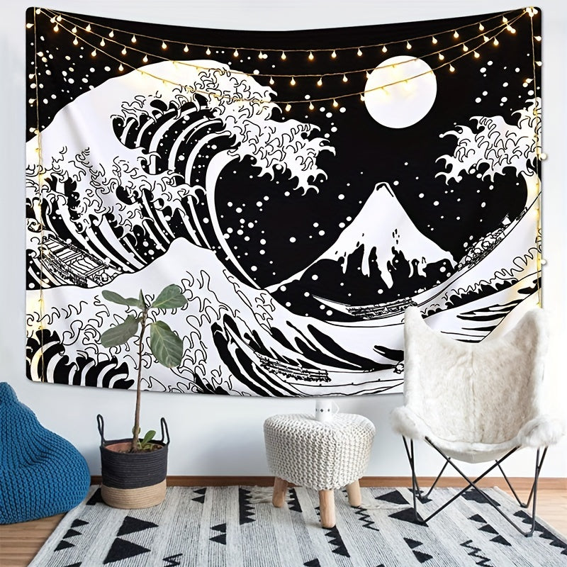 Bohemian Psychedelic Style Tapestry Wall Hanging for Home