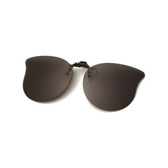 Cat Eye Polarized Clip on Flip Up Unisex Sunglasses