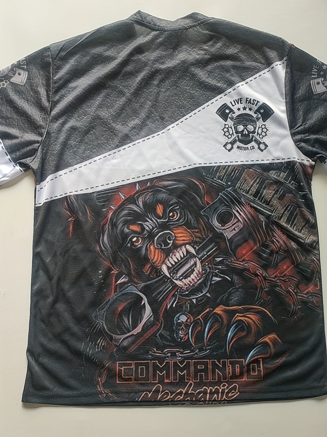 Men's Cartoon Dog Graphic T shirt Active 3D Digital Print Comfy