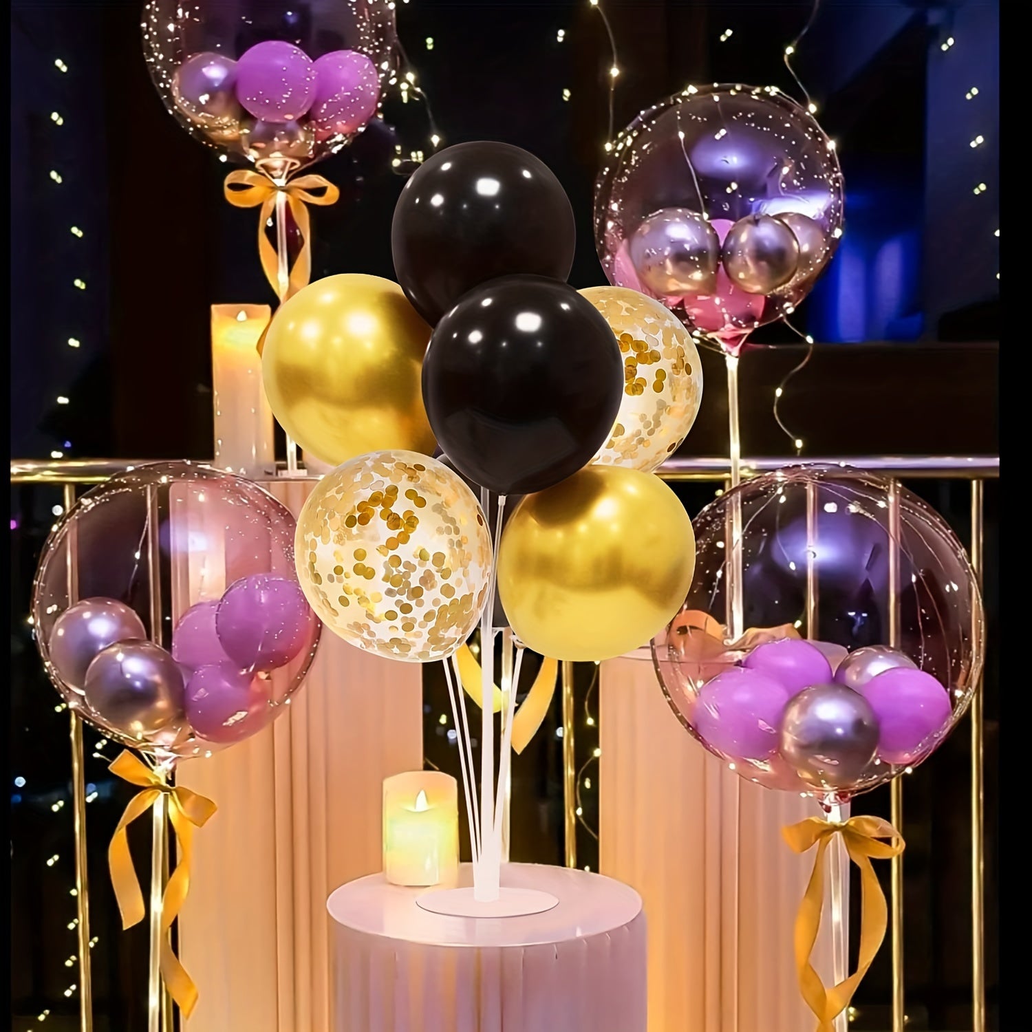 30 48 Cm Glitter Latex Balloons Table Centerpiece Decoration