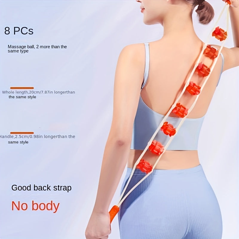 Roller Type Back Strap Massage Device