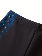 Solid Classic Men's Boxer Swimming Trunks Beach Shorts Board Shorts
