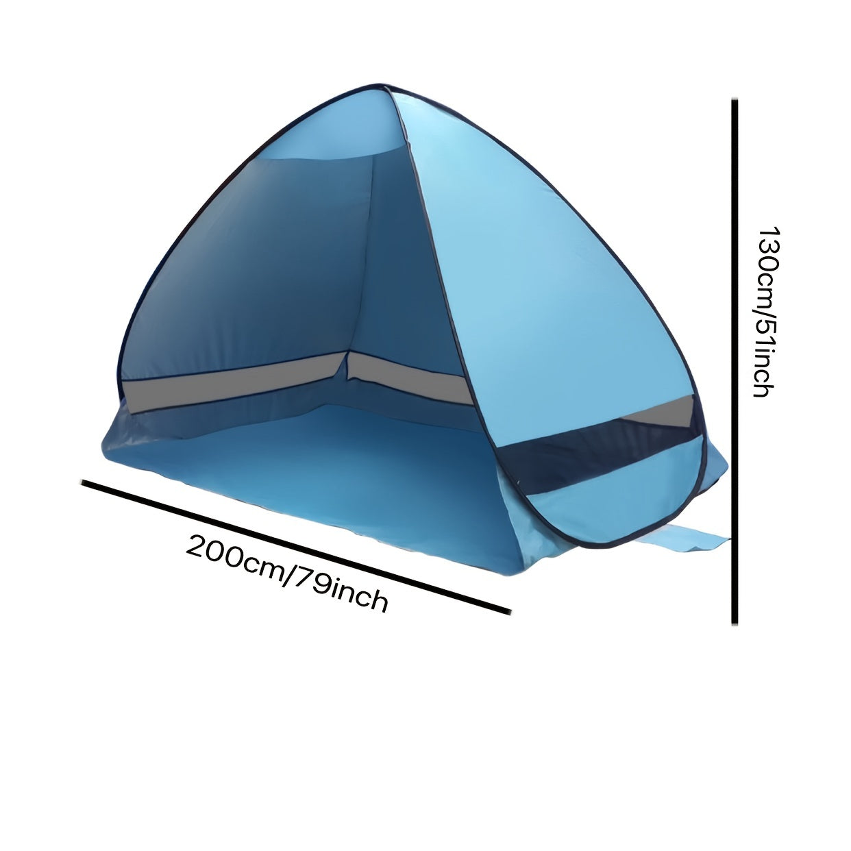 UPF 50 UV Protection Pop Up Beach Tent for 2-3 Adults