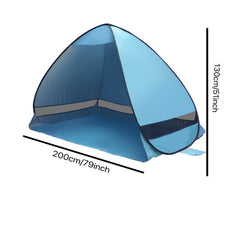 UPF 50 UV Protection Pop Up Beach Tent for 2-3 Adults