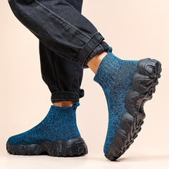 Comfy & Durable Plus Size Men's Slip-On Sneakers for Outdoors
