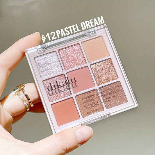 Pearly Matte Finish Eyeshadow Palette Warm & Cold Tone