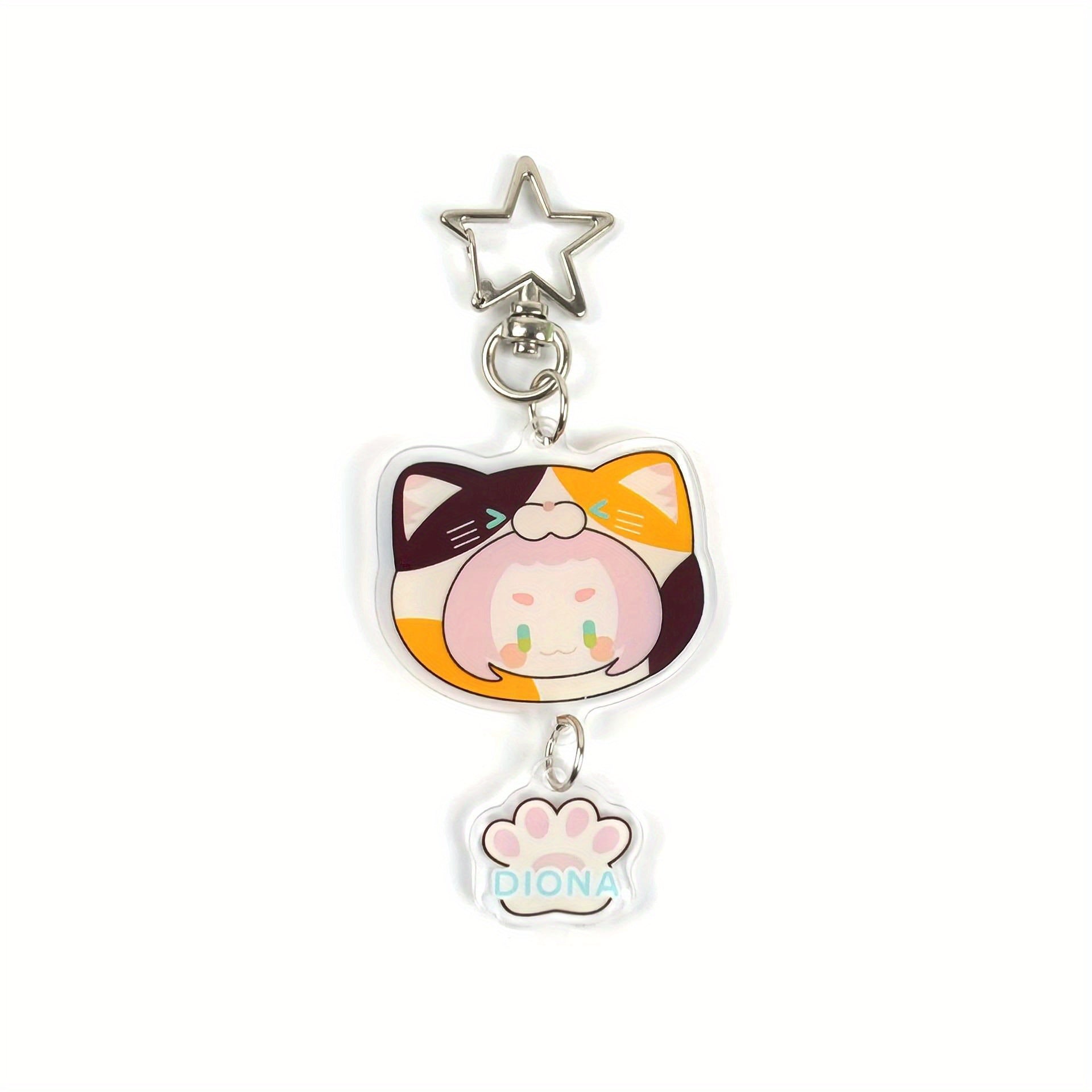 Cartoon Acrylic Figure Anime Keychain Perfect Collection Impacte Toys Gift