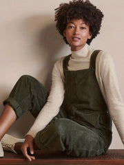 Casual Corduroy Overall Jumpsuit for Women