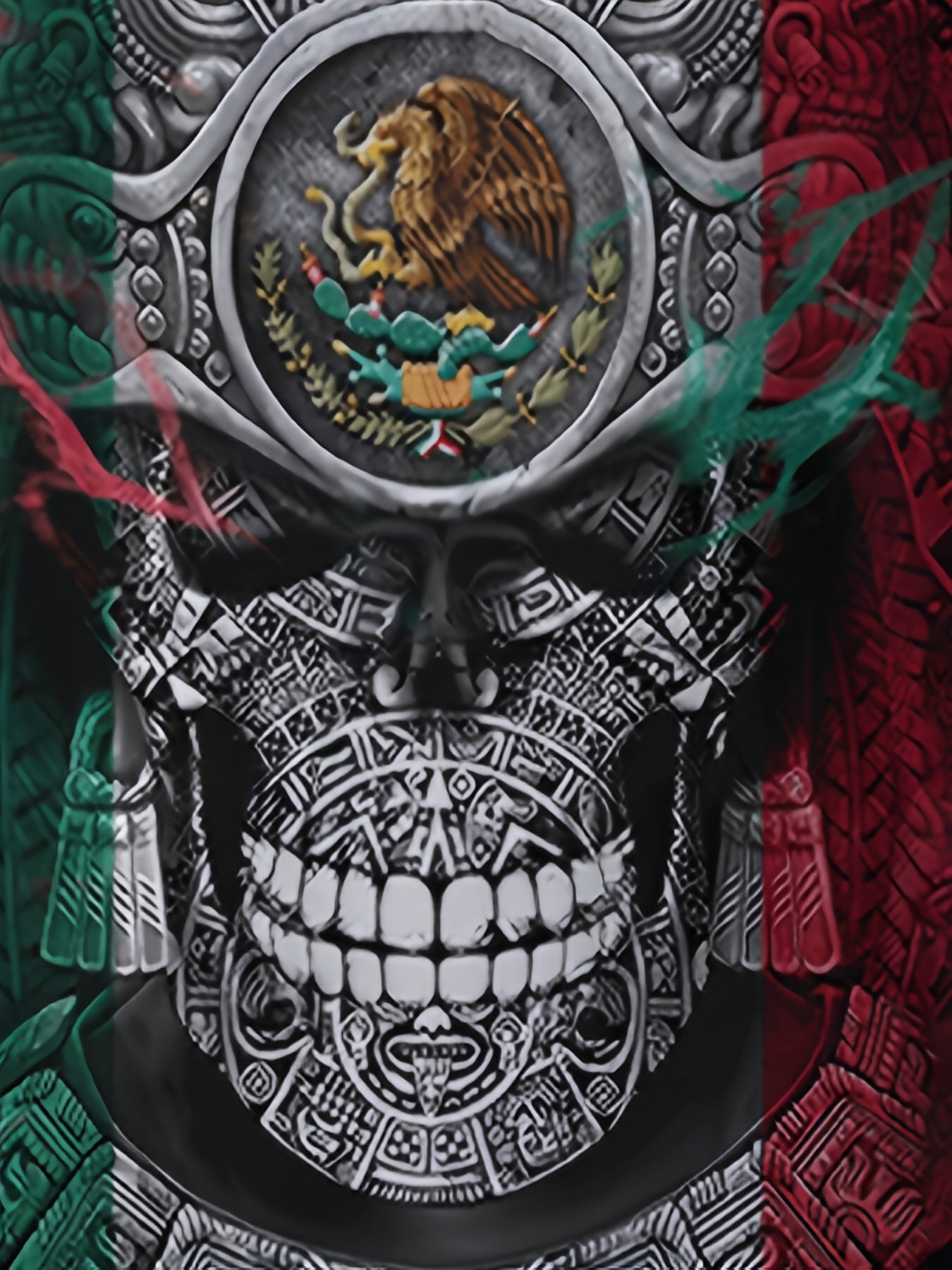 Skull And Eagle Men's Graphic Novelty T shirt Casual Comfy Tees