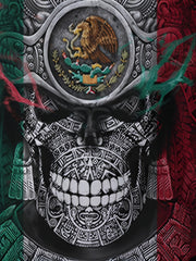 Skull And Eagle Men's Graphic Novelty T shirt Casual Comfy Tees