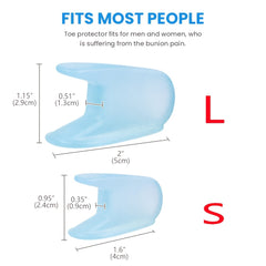 10pcs Gel Toe Separator Bunion Corrector Toe Spacer For Overlapping Toe