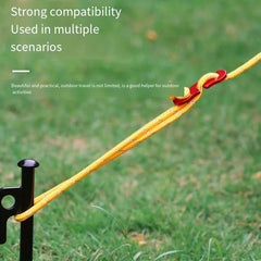 10pcs Outdoor Camping Aluminum Alloy Parachute Buckles Tent Rope Adjuster