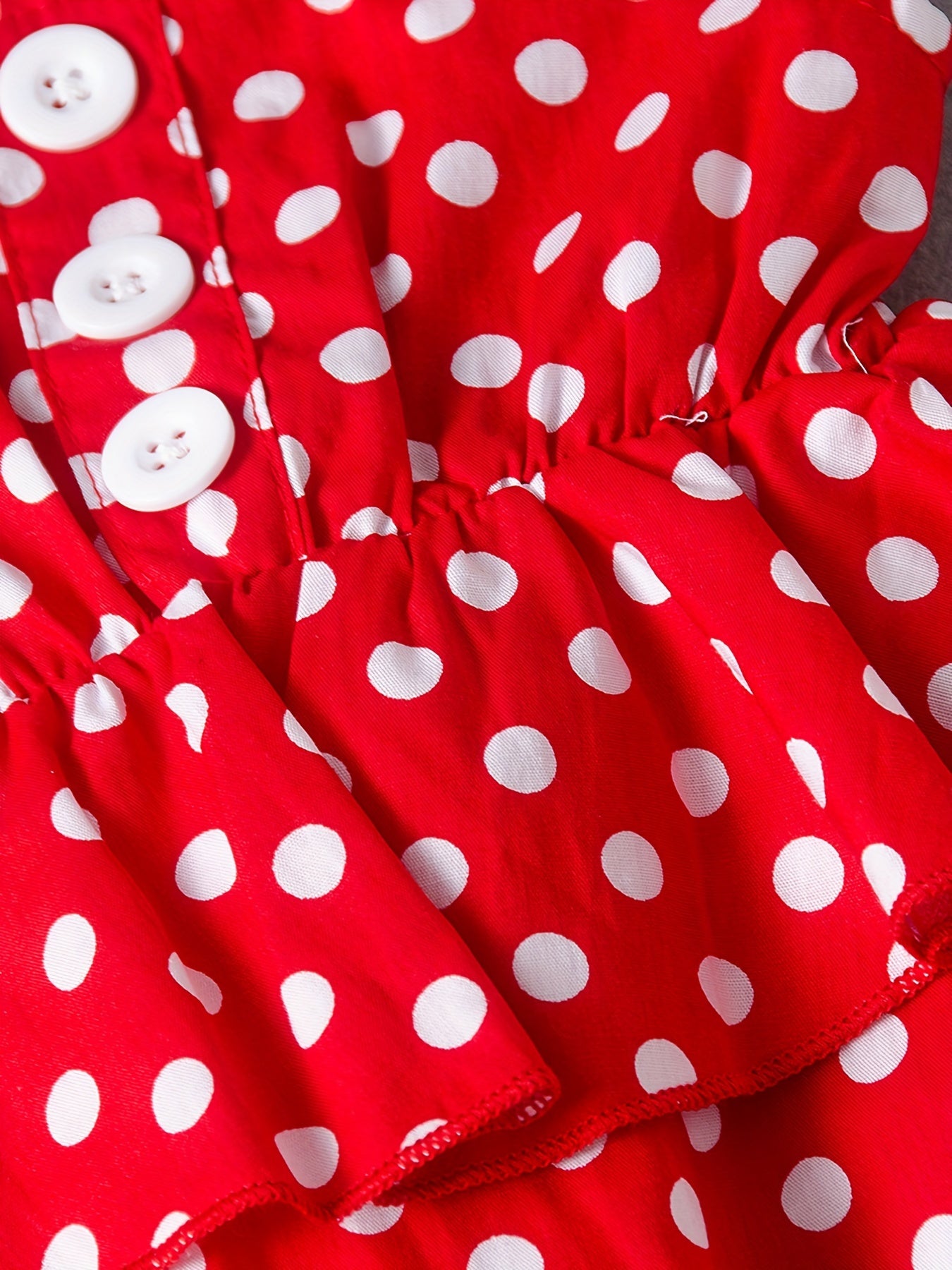 Girls Polka Dot Sleeveless Tutu Dress