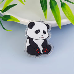 Cartoon Panda Acrylic Double-Sided PP Clip Decorative Gift Memo Clip