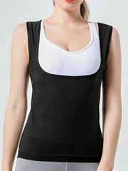 Tummy Control Shaping Tank Top Slimmer Open Bust Top