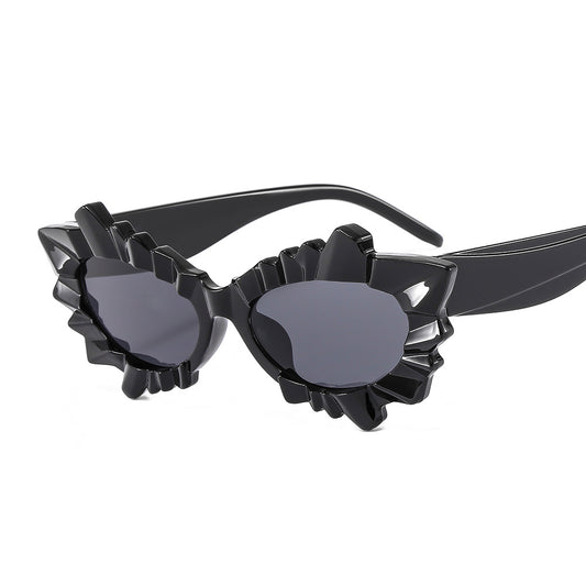 Y2K Irregular Flower Sunglasses Jelly Gradient UV400