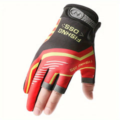Ice Silk Fishing Gloves Anti Slip Men Women Breathable