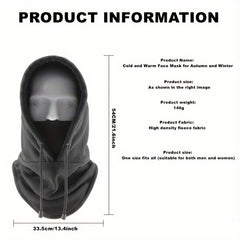 Winter Cycling Hat Windproof Fleece Warm Hat
