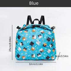 Kids Swim Bag Drawstring Beach Gym Backpack