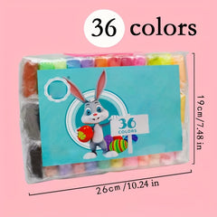 36 Colors Air Dry Clay Set with Sculpting Tools - DIY Crafts