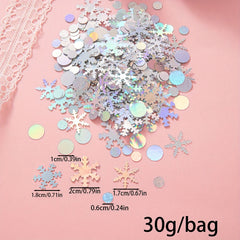 30g Desktop Snowflakes Decor Wedding Party Christmas Halloween Confetti