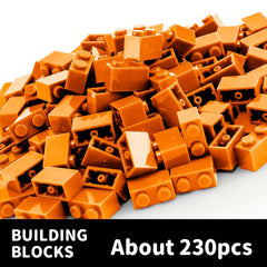 230pcs 1x2 High Brick Building Blocks DIY Toy for Boys and Girls