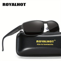 RoyalHot Metal Polarized Driving Sunglasses