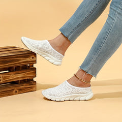 Women's Mesh Slip-On Sneakers Lightweight Casual Outdoor Shoes