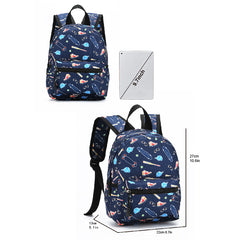 Children's Backpack Cartoon Vehicle Truck Print Kindergarten School Bag