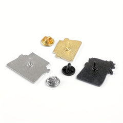 Retro Phone Machine Fax Telephone Brooch Decorative Accessories