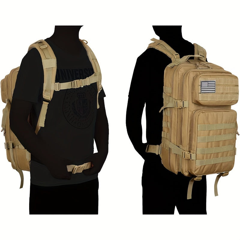 45L Military Backpack Large Capacity Mountaineering Bag Bug Out Bag Hiking Rucks